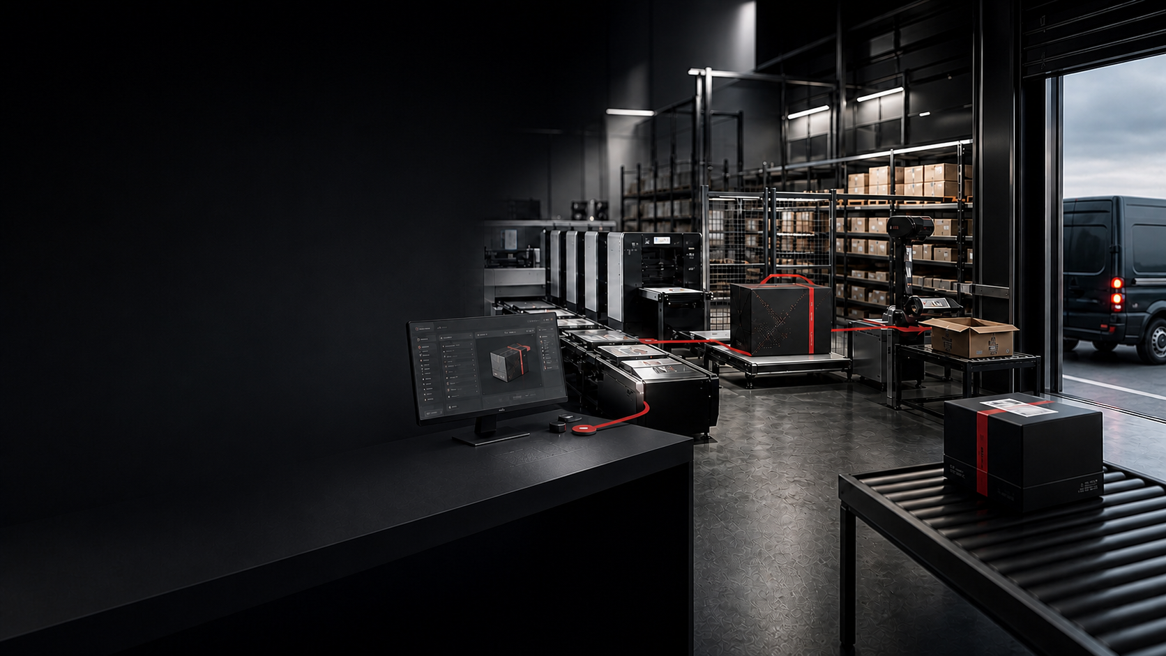 Integrierter Produktions- und Fulfillment-Prozess vom digitalen Auftrag bis zum Versand
